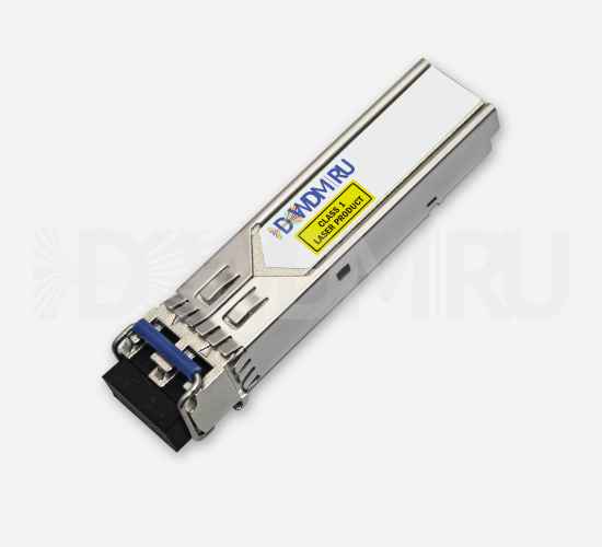 Juniper совместимый Оптический SFP модуль двухволоконный одномодовый, 1.25Гб/с, 80км, 1550нм, 2xLC, DDM - ДВДМ.РУ (DSO-6-9D)